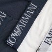 Quần lót nam Emporio Armani Soft Touch Ecofiber Trunk 3-pack Marine/White/Marine